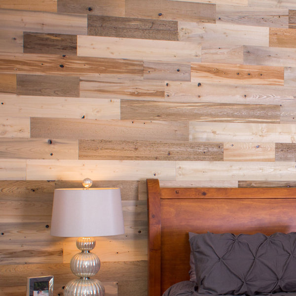 3D Wall Panels E Joy Wood Panelling You Ll Love Wayfair Canada   Wood Panelling 